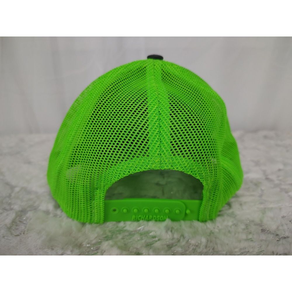 New Richardson 112 Trucker Hat Cap Gray Green Adjustable Snapback Mesh Hunting - Picture 4 of 8